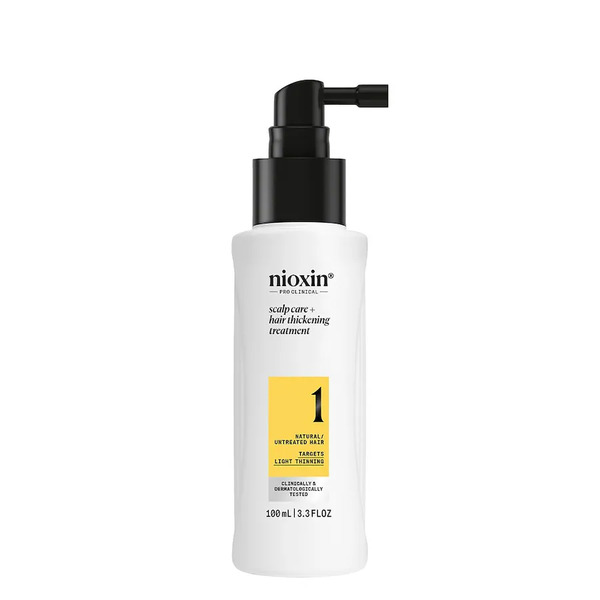  Nioxin Nioxin System 1 Serum Bez Spłukiwania Do Skóry Głowy I Włosów Naturalnych, Lekko Przerzedzonych, 100 Ml Maski Do Włosów 