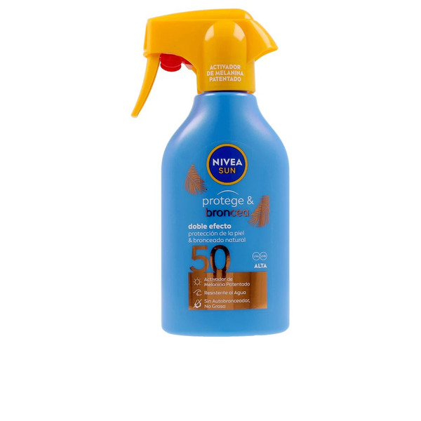  Nivea Sun Protect &amp, Tan Spf50 Pistolet Ochrona Przeciwsłoneczna 270 Ml 