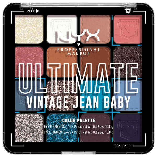  Nyx Professional Makeup Ultimate Shadow Palette Paletki Cieni I Zestawy Kosmetyków 0,8 G Vintage Jean 