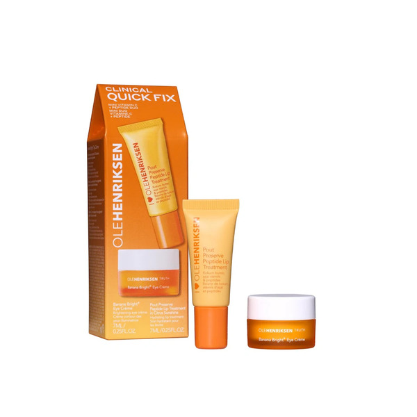  Ole Henriksen Clinical Quick Fix Mini Vitamin C + Peptide Duo Zestawy Do Pielęgnacji Twarzy 1 Ct Jasnobrązowy 
