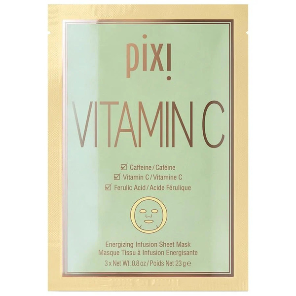  Pixi Vitamin C Sheet Mask Maseczki Nawilżające 3 Ct 