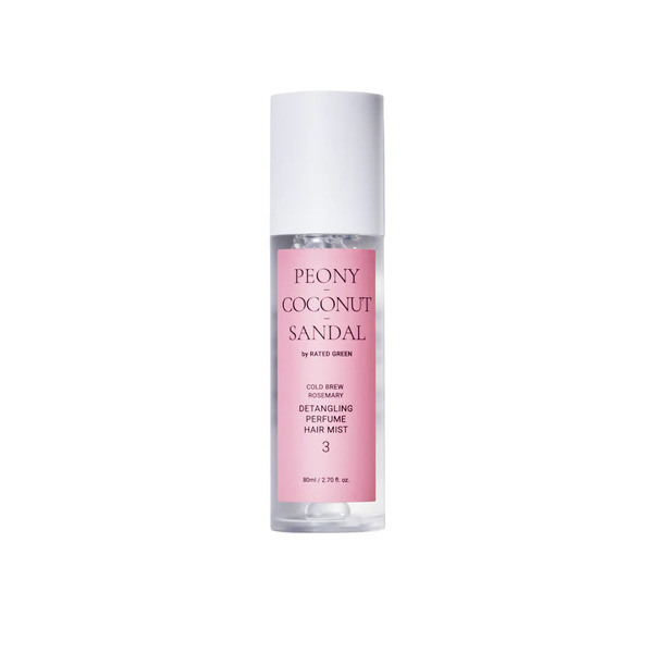  Rated Green Rated Green Perfumowana Mgiełka Do Włosów Ułatwiająca Rozczesywanie Peony-coconut-sandal 80ml Spraye Na Odrosty Damski 