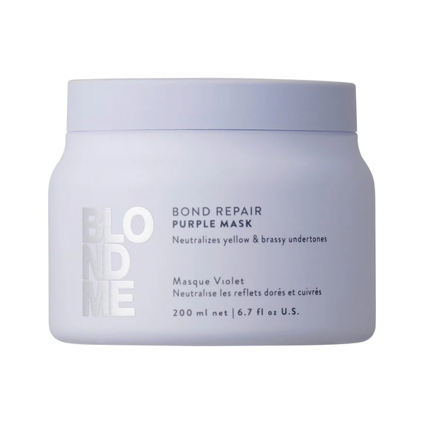  Schwarzkopf Professional Blondme Blondme Bond Repair Maska Neutralizująca (fioletowa) Maski Do Włosów 200 Ml 