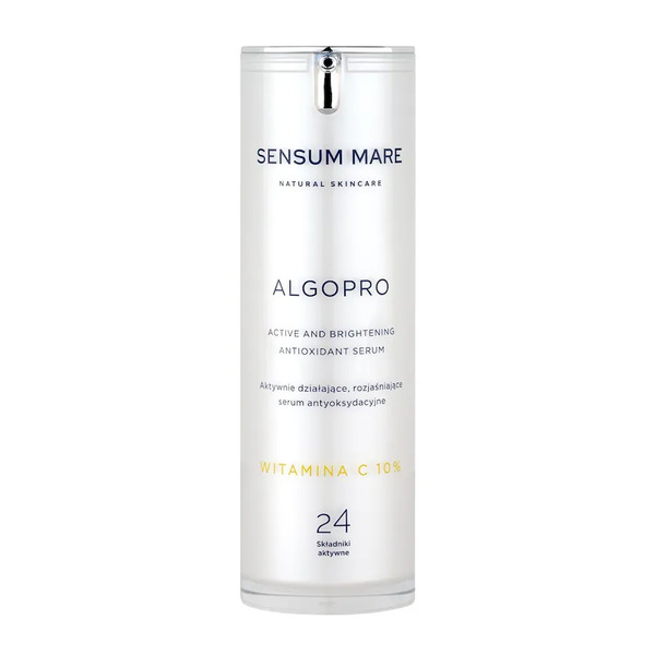  Sensum Mare Algopro C Aktywnie Działające, Rozjaśniające Serum Antyoksydacyjne Z Witaminą C 10% - 24 Składniki Aktywne Serum Z Witaminą C 30 Ml 