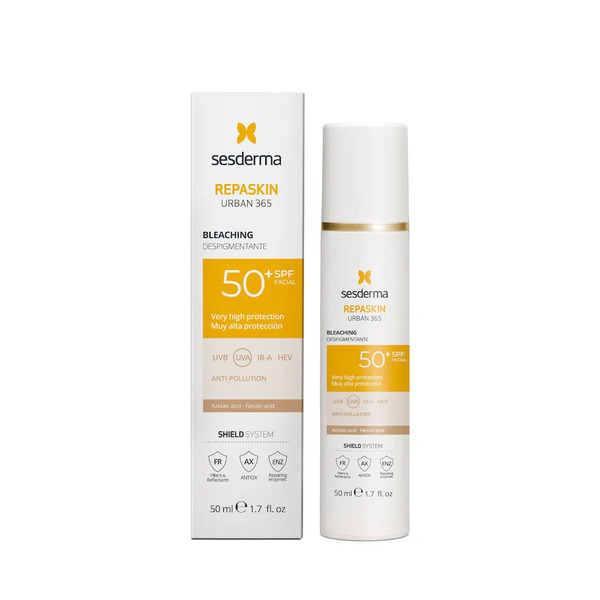  Sesderma Przeciwsłoneczny Krem Do Twarzy Repaskin Urban 365 Depigmenting Spf50+/ Przeciwsłoneczny Krem Do Twarzy Z Przebarwieniami Ochrona Przeciwsłoneczna 50 Ml 
