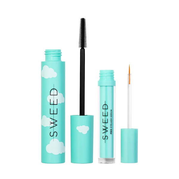  Sweed Zestaw Tusz I Serum Cloud Gift Set - Dla Wyjątkowej Objętości Rzęs Zestawy Do Pielęgnacji Oczu 1 Ct 