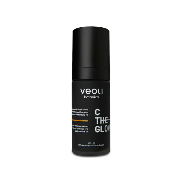  Veoli Botanica C The Glow Rozjaśniająco-wyciszające Serum Wodno-żelowe Z Glukozydem Askorbylu 10% I Trokserutyną 1% Serum Z Witaminą C 30 Ml 
