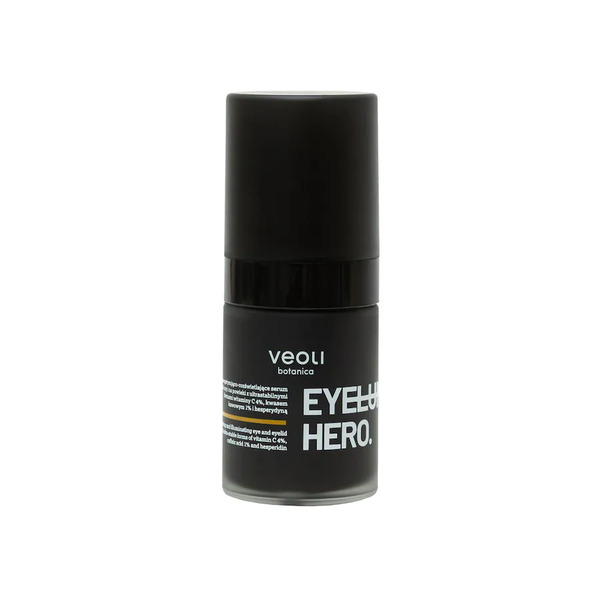  Veoli Botanica Eyeluminate Hero Energetyzująco-rozświetlające Serum Pod Oczy I Na Powieki Z Ultrastabilnymi Formami Witaminy C 4%, Kwasem Kawowym 1% I Hesperydyną Serum Pod Oczy 15 Ml 