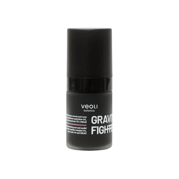  Veoli Botanica Gravity Fighter Napinająco-odmładzające Serum Pod Oczy I Na Powieki Z Kompleksem Peptydów 5%, Komórkami Macierzystymi 3% I Dmae Serum Pod Oczy 15 Ml 