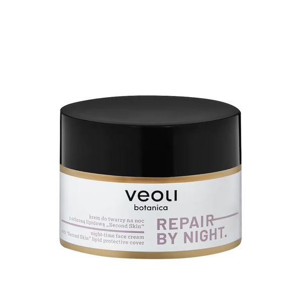 Veoli Botanica Repair By Night Krem Do Twarzy Na Noc Z Ochroną Lipidową “second Skin” Kremy Na Noc 50 Ml 