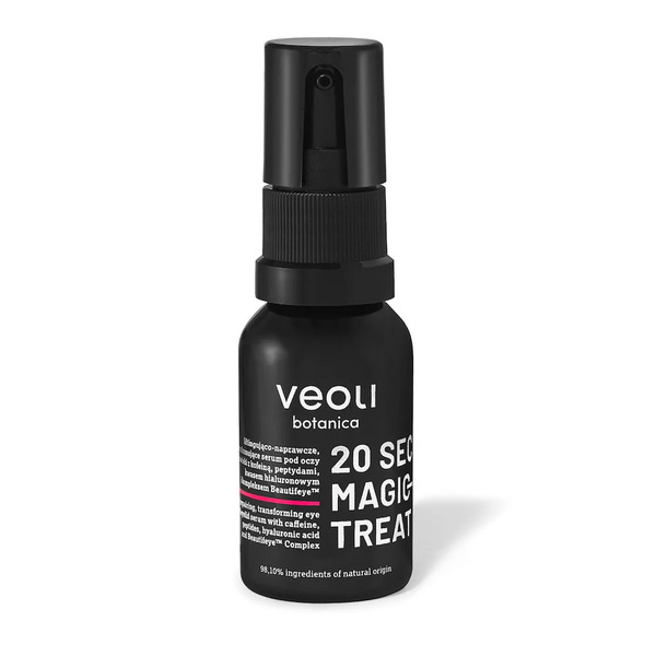  Veoli Botanica 20 Seconds Magic Eye Treatment Liftingująco-naprawcze, Transformujące Serum Pod Oczy I Na Powieki Serum Nawilżające 15 Ml 