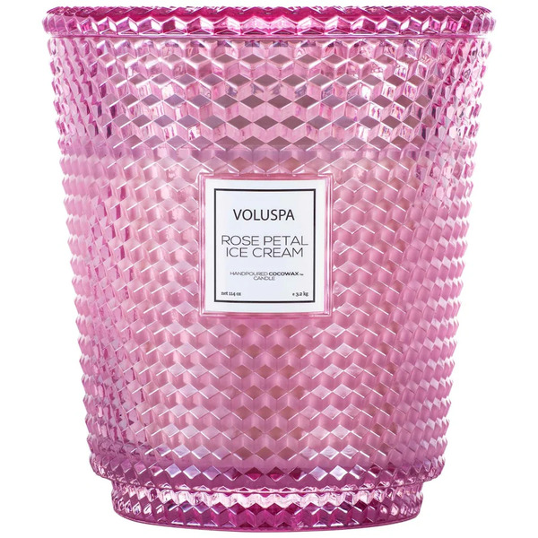  Voluspa Roses 5 Wick Hearth Candle Świeczki 3232 G 