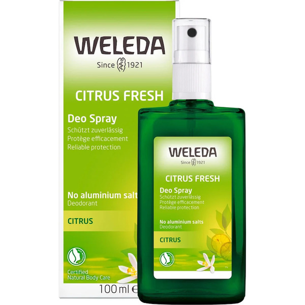  Weleda Citrus Fresh Deo Spray Dezodoranty 100 Ml 