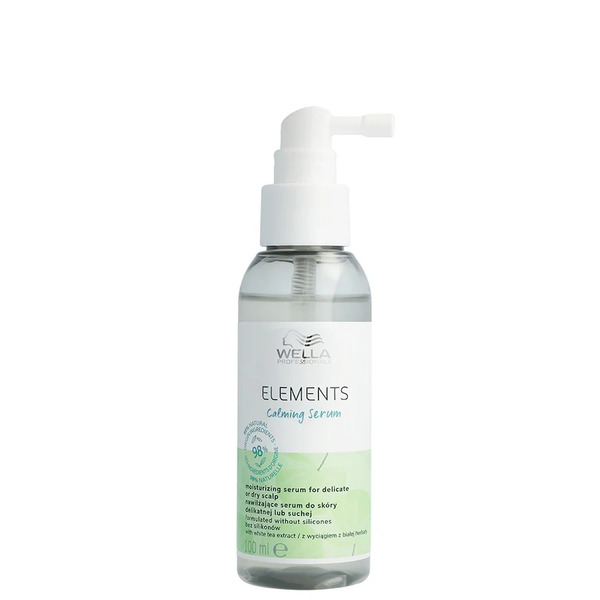  Wella Wella Professionals Elements Calming, Serum Do Wrażliwej Skóry Głowy, 100ml Olejki I Serum Do Włosów 