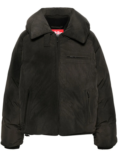  032c Logo-patch Feather-down Jacket - Brown 