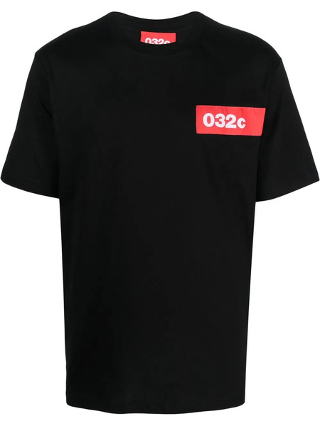  032c Logo-patch Short-sleeve T-shirt - Black 
