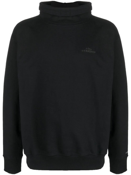  032c Roll-neck Logo-print Sweatshirt - Black 