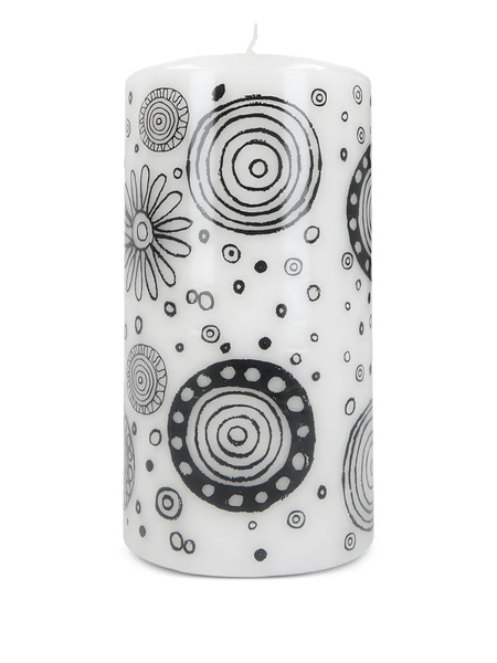  10 Corso Como Circle-print Candle (10 Cm) - White 