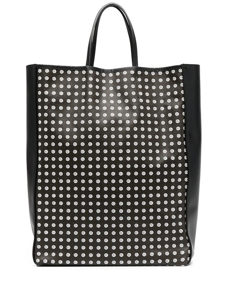  10 Corso Como Monogram Pattern Tote - Black 