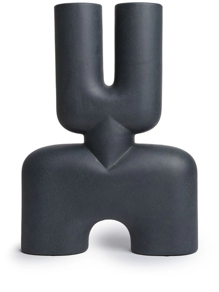  101 Copenhagen Cobra Double Medium Vase (47cm) - Black 