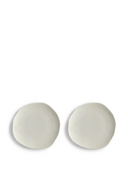  101 Copenhagen Native Dessert Plate Set (two-people Setting) - Neutrals 