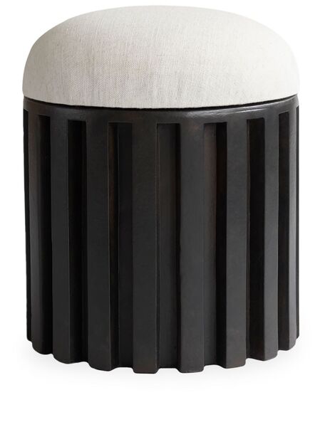  101 Copenhagen Tribu Linen Stool - Black 