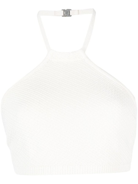  1017 Alyx 9sm Cropped Halterneck Knit Top - Neutrals 