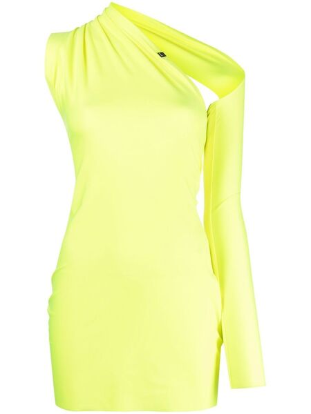  1017 Alyx 9sm Cut-out Asymmetric Mini Dress - Yellow 