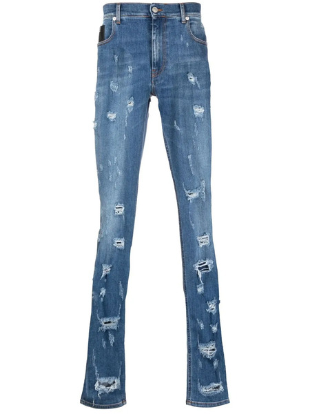  1017 Alyx 9sm Distressed-effect Skinny Jeans - Blue 