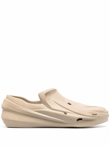  1017 Alyx 9sm Mono Embossed-logo Slippers - Neutrals 