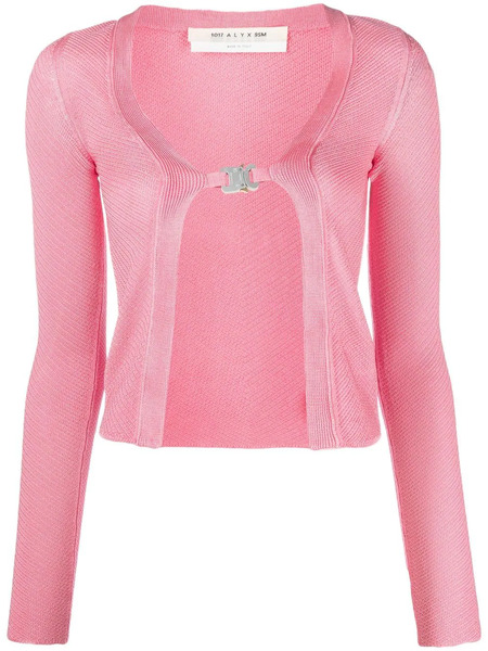  1017 Alyx 9sm Ribbed-knit Cardigan - Pink 
