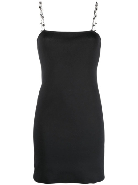  1017 Alyx 9sm Studded Chain-strap Minidress - Black 