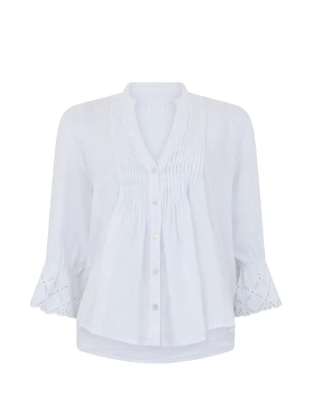  120% Lino Buttoned Shirt - White 