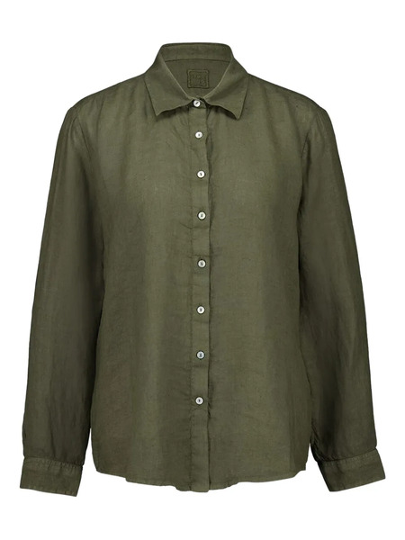  120% Lino Linen Shirt - Green 