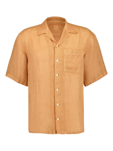  120% Lino Linen Shirt - Orange 
