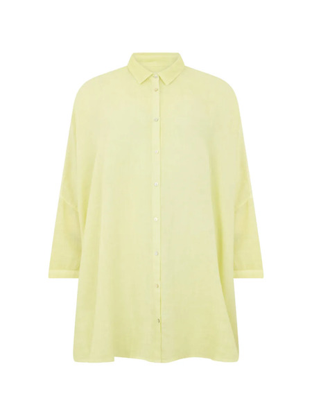  120% Lino Linen Shirt - Yellow 