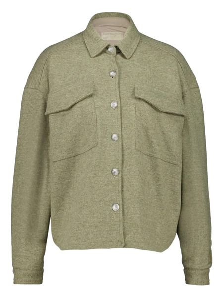  120% Lino Pocket Button Jacket - Green 