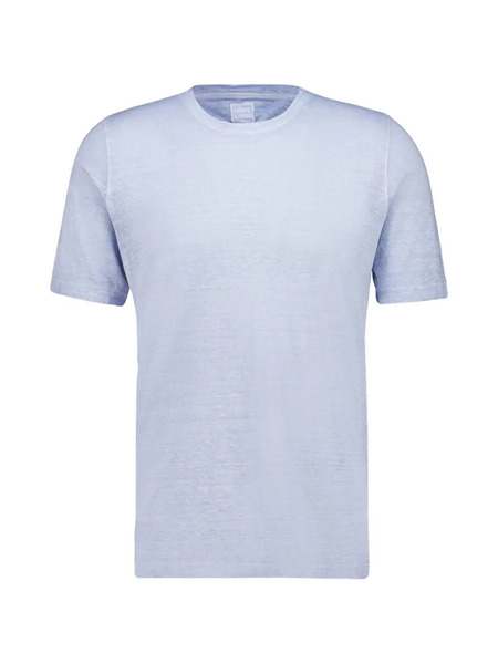  120% Lino Short-sleeve T-shirt - Blue 