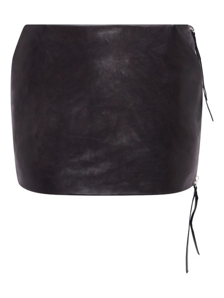  16arlington Adu Zip-detail Mini Skirt - Black 