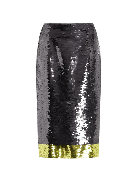  16arlington Nyla Sequin Midi Skirt - Brown 