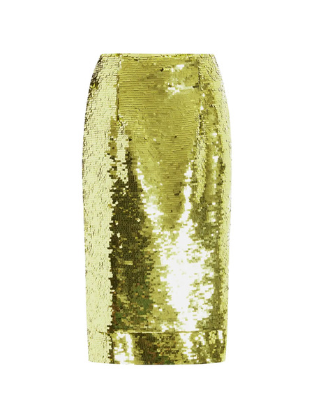  16arlington Nyla Sequin Midi Skirt - Green 