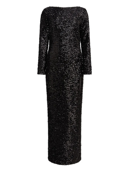 16arlington Reta Sequinned Gown - Black 