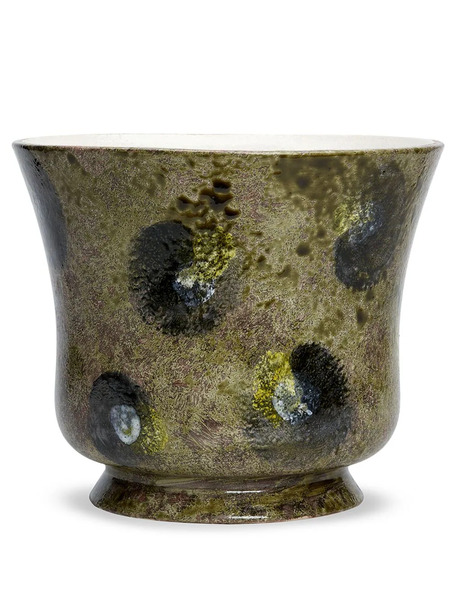  1882 Ltd Jesture 1 Abstract-pattern Print Vase (21cm) - Green 
