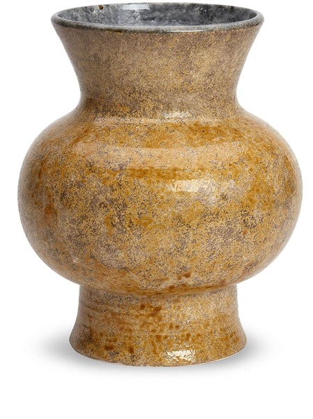  1882 Ltd Jesture Honey Abstract-pattern Print Vase (24cm) - Brown 