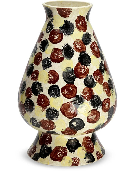  1882 Ltd Jesture Rosebud Spot-print Vase (36cm) - Neutrals 