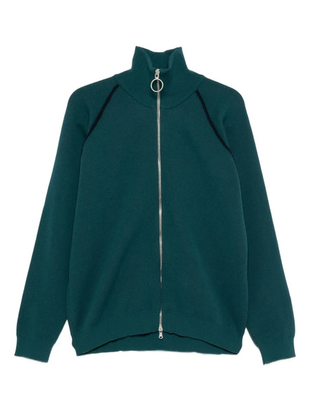  1989 Studio High-neck Zip-up Sweater - Green 