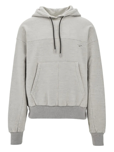  1989 Studio Logo-embroidered Hoodie - Grey 