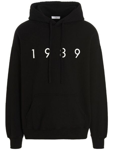  1989 Studio Logo-print Hoodie - Black 
