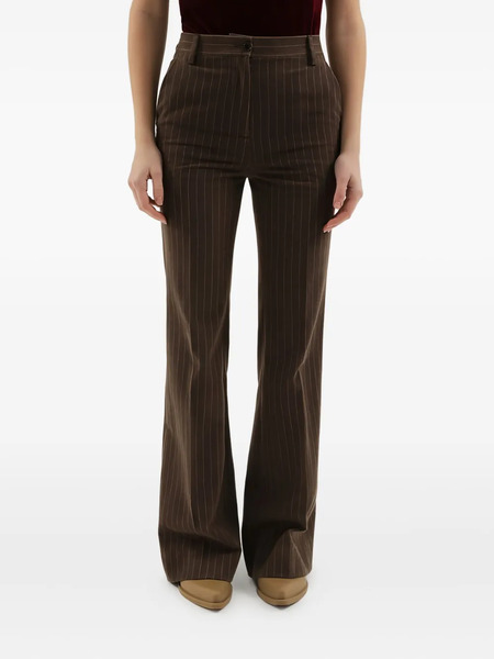  1989 Studio Pinstripe Flared Trousers - Brown 