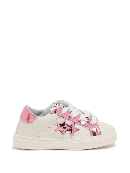  2 Star Kids Star-appliqué Sneakers - Neutrals 